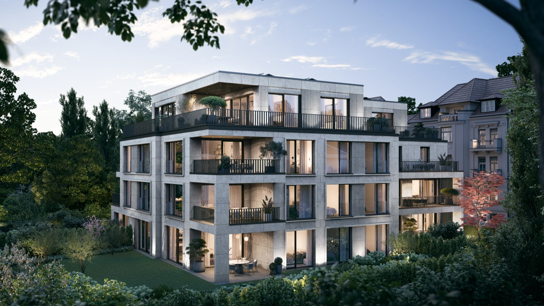 Thomas-Mann-Allee – Architektur-Visualisierung an der Isar